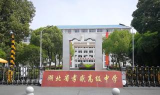 湖北省孝感高级中学